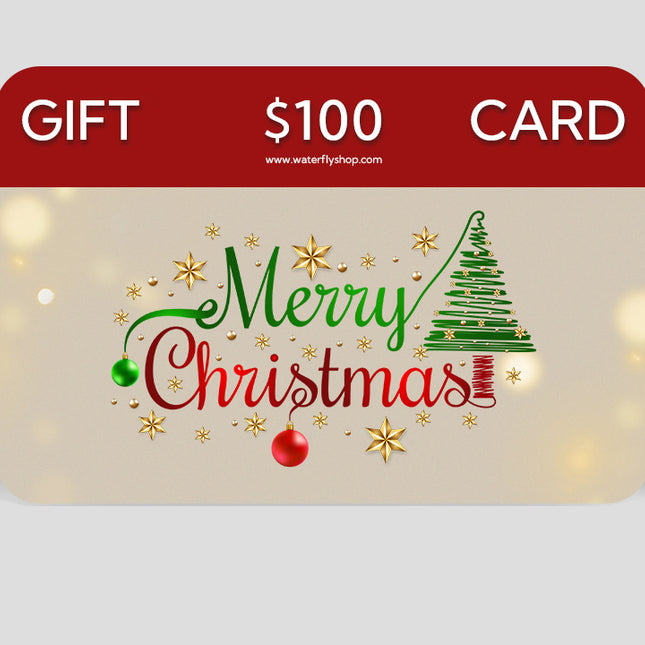 $100 Waterfly Christmas Digital Gift Card for $95