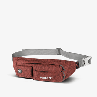 Maroon Lightweight Water Resistant Fanny Pack 1L