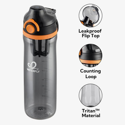 WATERFLY Water Bottle 650ml With Sleeve