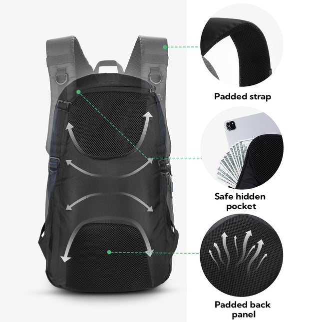 Waterfly Travel Elite Lightweight Backpack