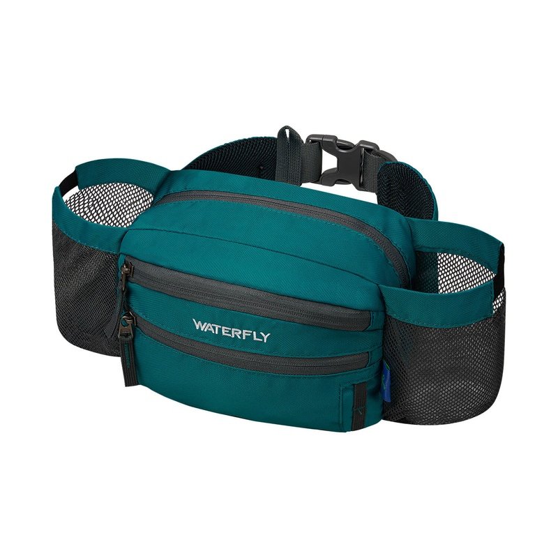 waterfly WATERFLY Hiking Waist Bag Fanny pack with Water Bottle Holder for  Men Women Running & Dog Walking Can Hold iPhone8 Plus