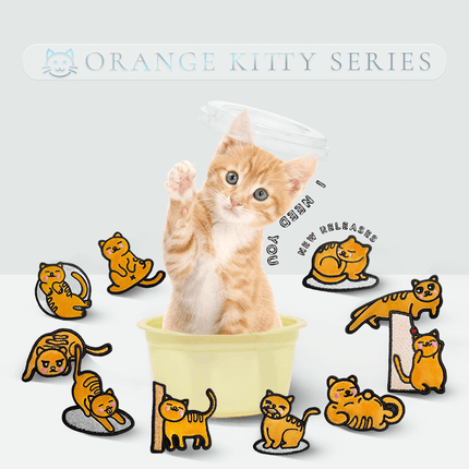 Orange Kitty patches