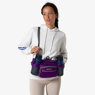 WATERFLY Fanny Pack With Two Water Bottle Holders