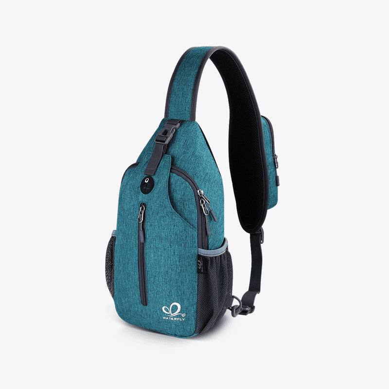 Shoulder Sling Backpack is made of special linen water resistant – Waterfly