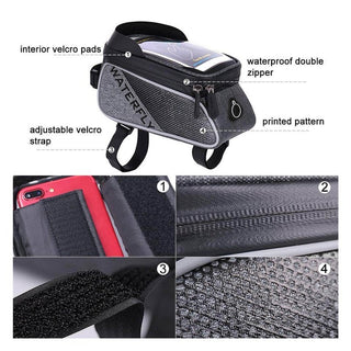 Additional details of Bicycle Frame Bag With Touch Screen Compatibility