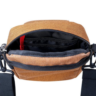 The Mini Sling Bag has two zipper pockets and one Velcro pocket to hold keys, mini wallet, cash, cards, mobile phone and other daily necessities