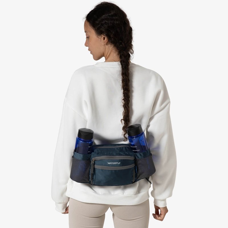 Water Bottle Leather Waist Pouch Vintage Leather Water Bottle