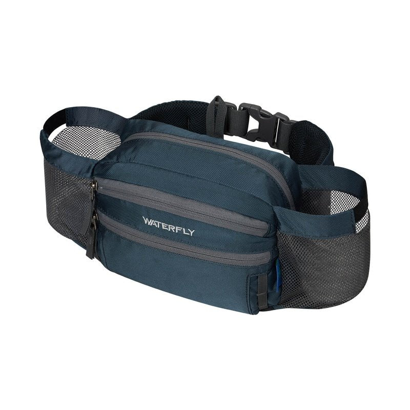 WATERFLY Fanny Pack Waist Bag: Your Small Stylish and Water Resistant  Partner for Hiking Walking Traveling Adjustable Extra Strap Included for  Both