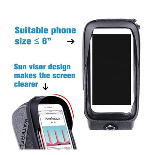 Features of Bicycle Frame Bag With Touch Screen Compatibility