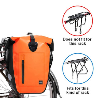 25L Water Resistant Bike Rear Seat Bag for Cycling