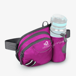 Fanny Pack with One Water Bottle Holder for Dog Walking