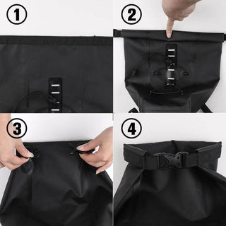 10L Waterproof Saddle Bag for Cycling, Instructions for using the product