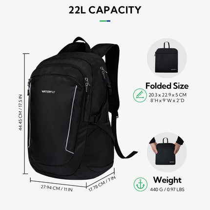 Waterfly TransformerX 5.0 UltraLight Packable Backpack