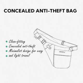 Waterfly Defender Anti-theft Sling Bag