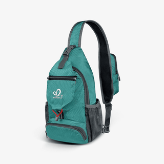 Green Packable Crossbody Sling Bag