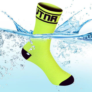 Fluorescent Yellow Ultralight Bright Color Waterproof Breathable Knee Socks