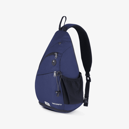 Dark blue Sling Pack with One Bottle Holder