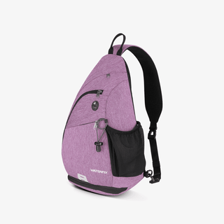 Purple Sling Pack with One Bottle Holder