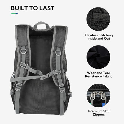 Waterfly Travel Elite 2-in-1 Lightweight Backpack
