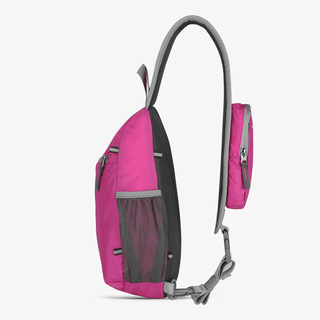 This rose purple Lightweight Crossbody Sling Pack is lightweight but has a lot of capacity