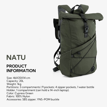 Waterfly NATU Shaolin Kung Fu Sport Backpack