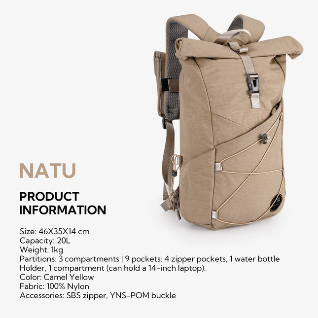 Waterfly NATU Shaolin Kung Fu Sport Backpack