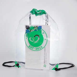 Caja de regalo Waterfly que incluye bandolera, botella de agua y mochila transparente