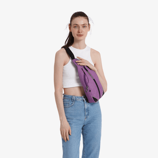 The Real Anti-theft Sling Bag 4.5L is made from premium cotton linen for a lightweight, moisture-wicking and water-resistant construction