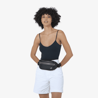 This running belt from the Jogging and Running Fanny Pack is designed with an elastic band that can fit a variety of waist sizes for different people
