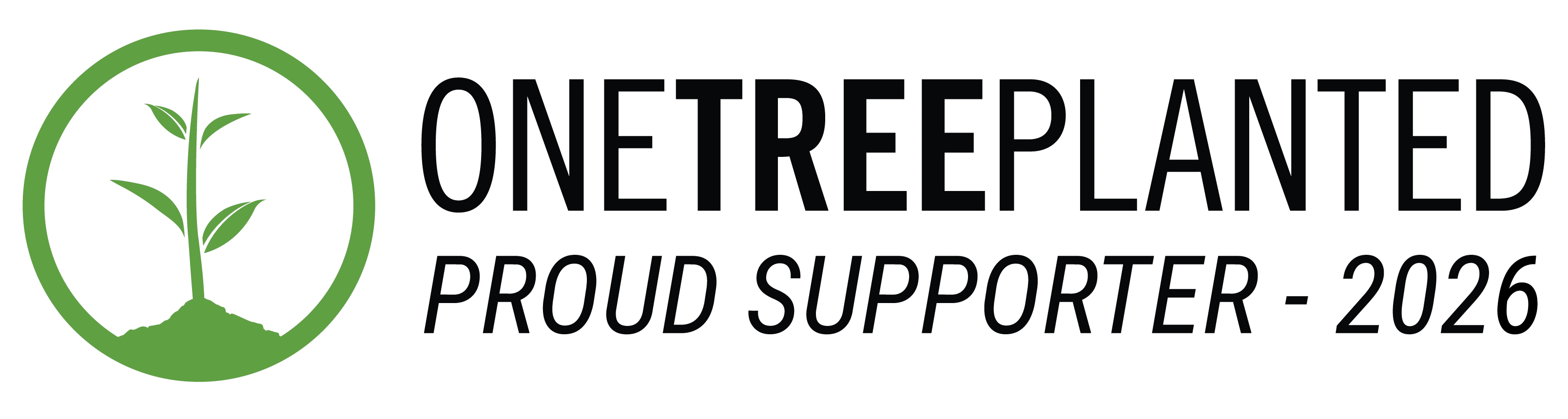 One Tree Planted — Proud Supporter 2026